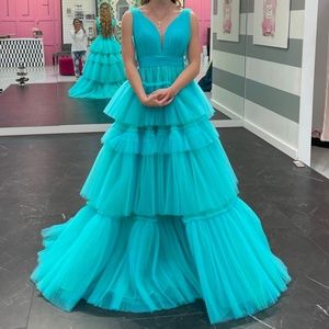 ISO!! Ashley Lauren Tiered Ball Gown Style #1749